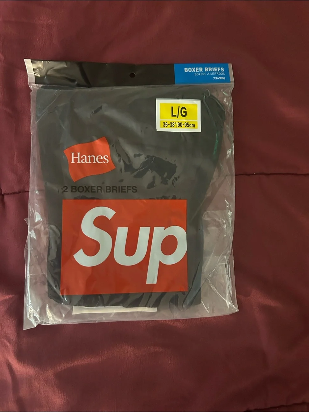 Black supreme boxers 2-pack